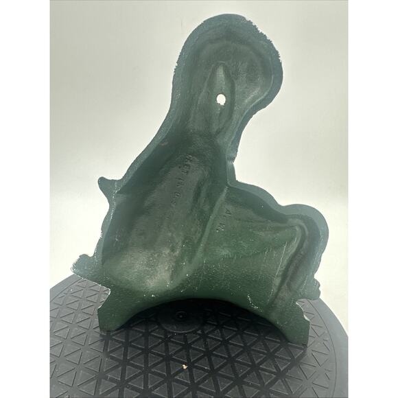 Vintage Cast Iron White Ducks Geese Doorstop Hand Painted - Picture 3 of 6